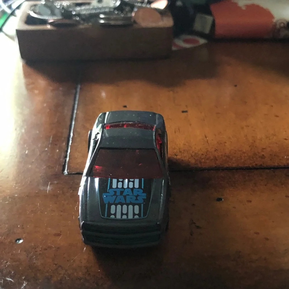 Star Wars Gray Die-Cast Toy Car with Red Windows